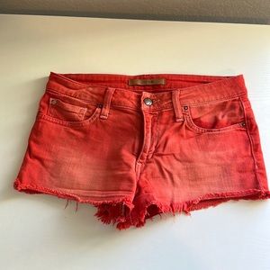Joe’s Jeans Orange Shorts Size 27